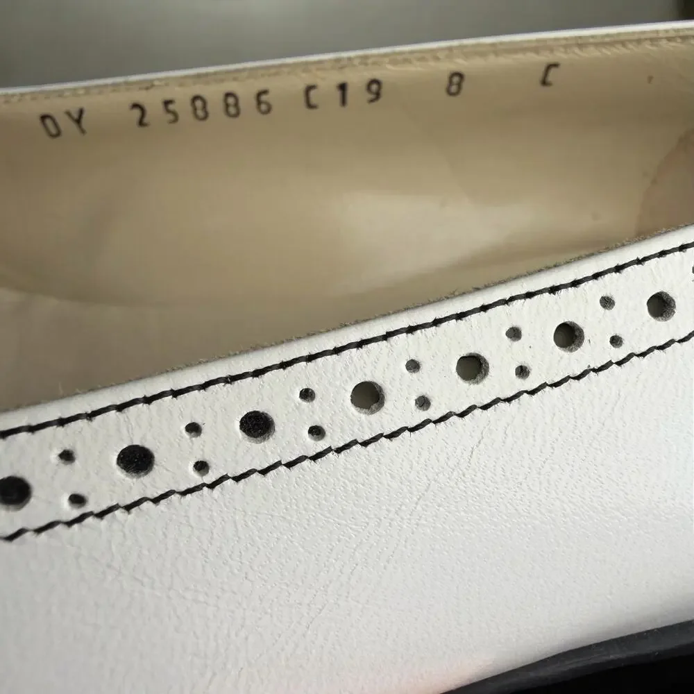 Salvatore Ferragamo Oxford Ballet Flat Size 8C - Picture 7 of 10